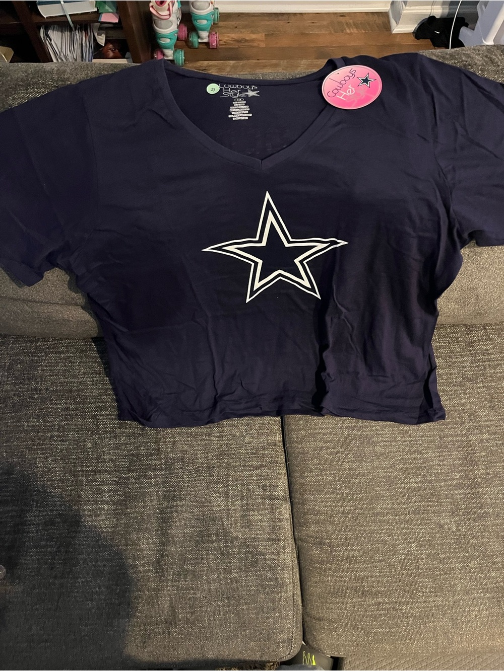 Women’s Micah parsons Dallas Cowboys V-Neck Tee size 3x